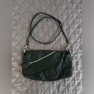 Lucky Brand Black Leather Crossbody Purse